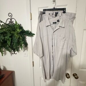 Men's Shirt Jacket & Pants Set